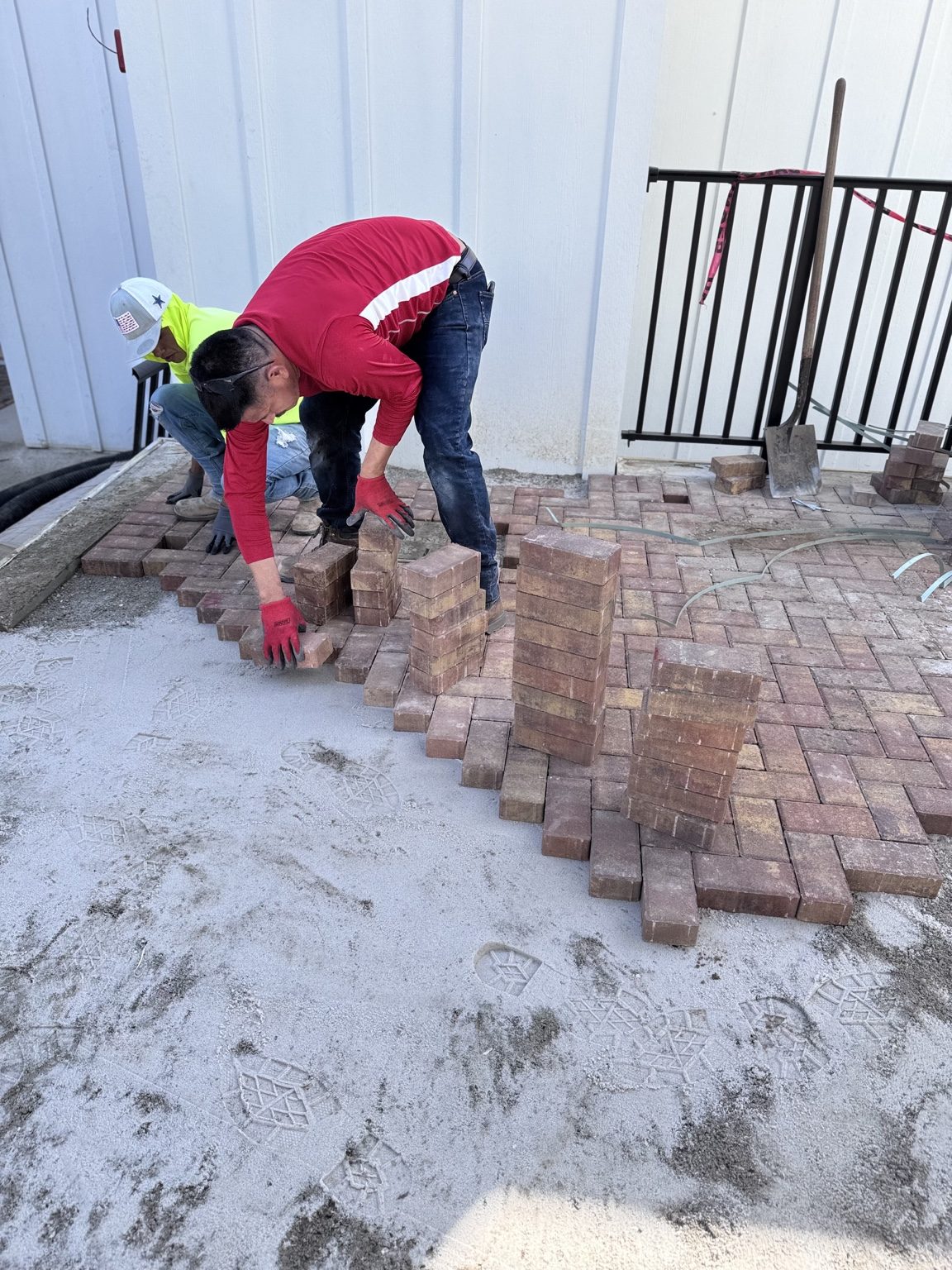 Paver installation