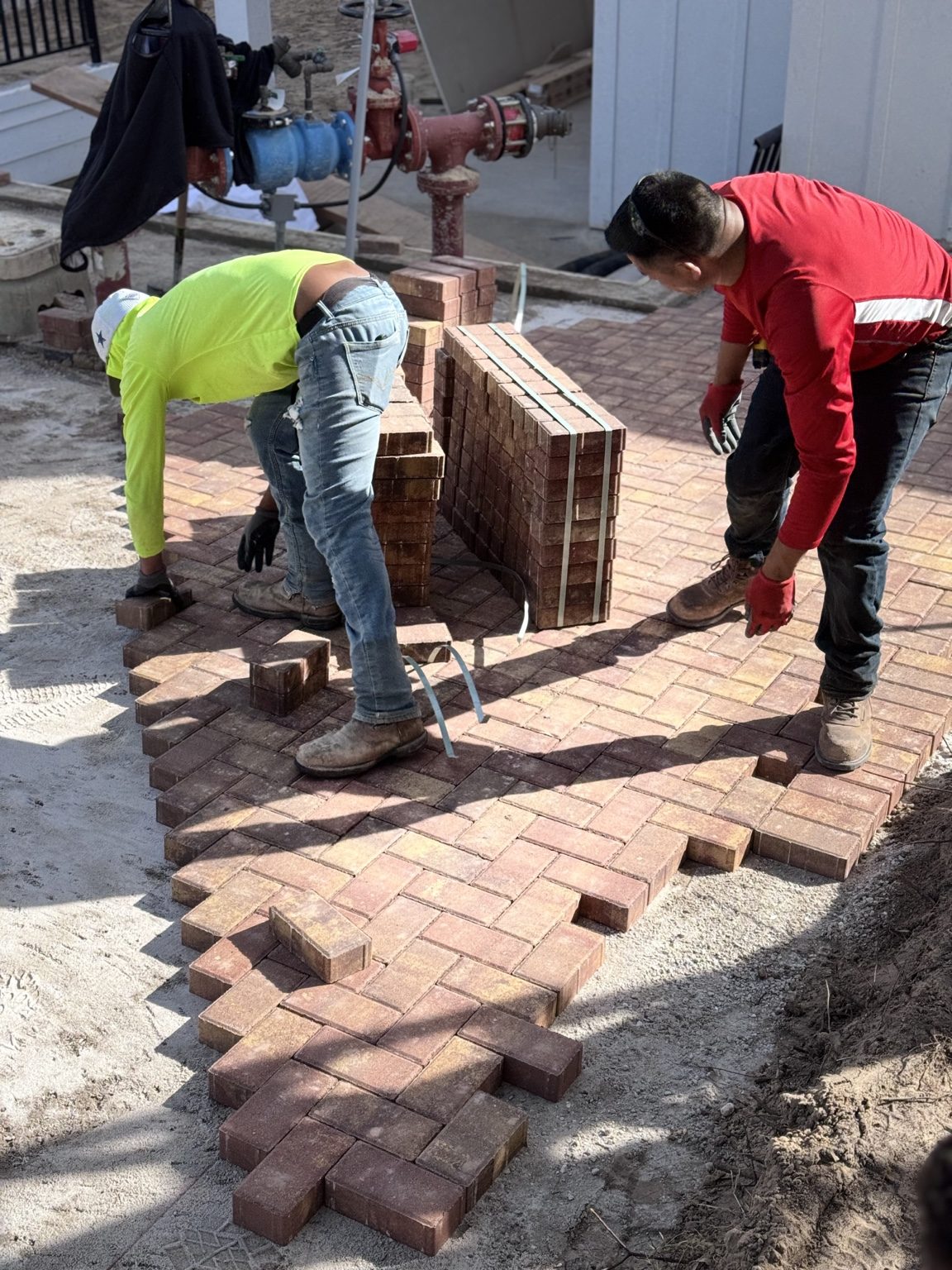 Paver walkway